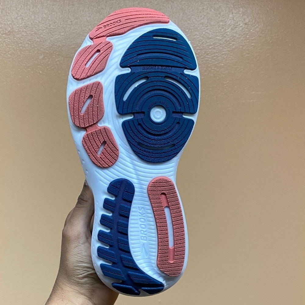 Brooks Glycerin 21 Women’s Running Sneakers “Blue/Icy Pink/Rose” Size 7.5 Wide - Picture 14 of 17